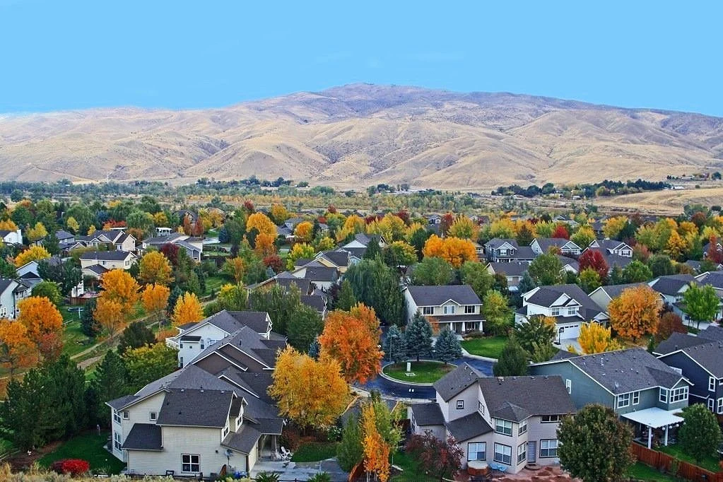 A residential neighborhood in Boise